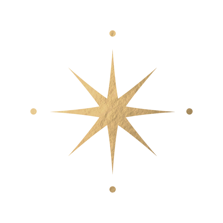 Energetic starburst icon in gold