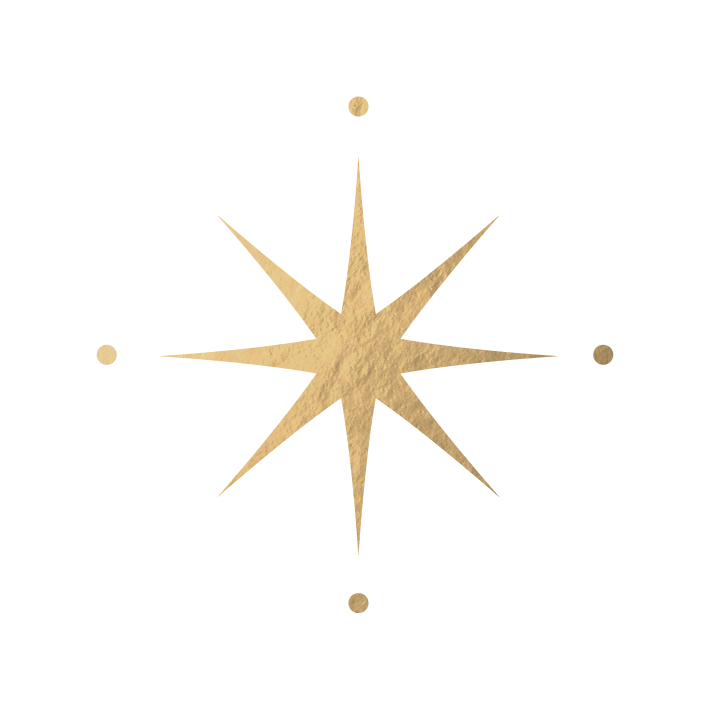 Energetic starburst icon in gold