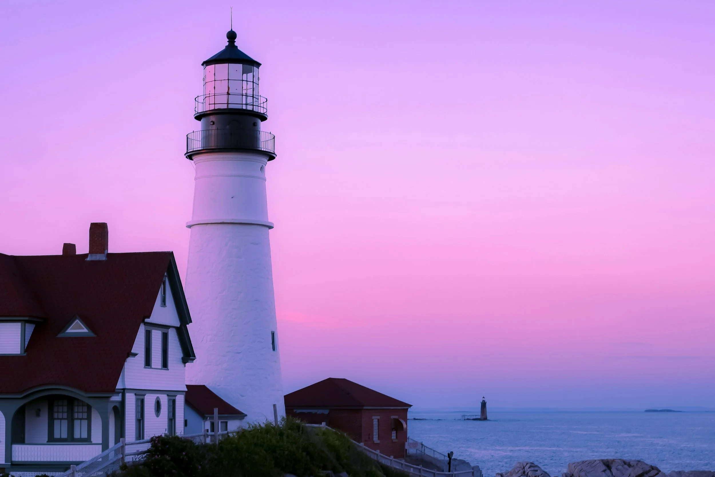 Historic lighthouse on the Oregon Coast near Newport, representing Heather Pierce's virtual therapy practice location