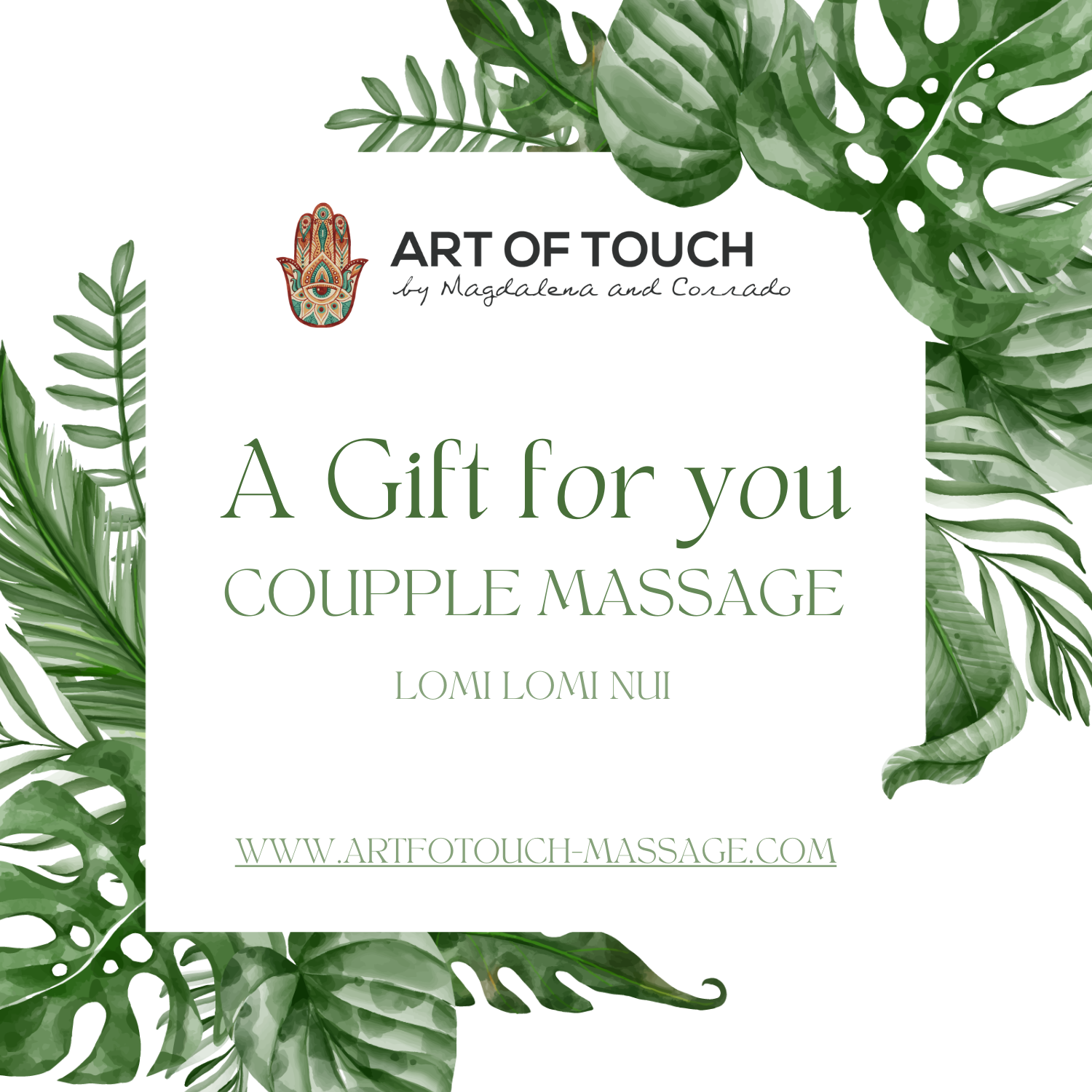 Couple Massage - Lomi Lomi Nui