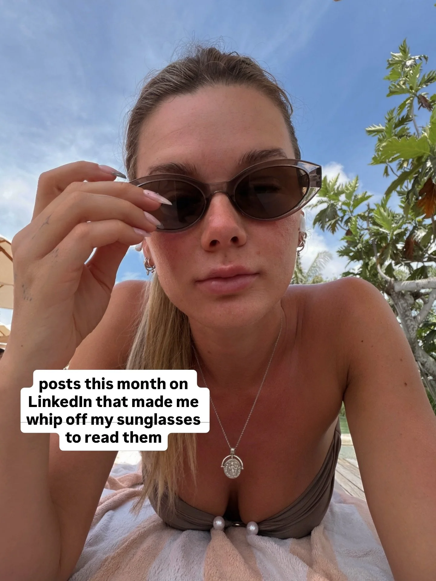 and also find a shady spot to actually see them bc my screen brightness doesn&rsquo;t play well with sunshine apparently

people worth finding + following on LinkedIn:

&bull; @dayanacollazosi is smashing it there and bringing a diverse mix of conten