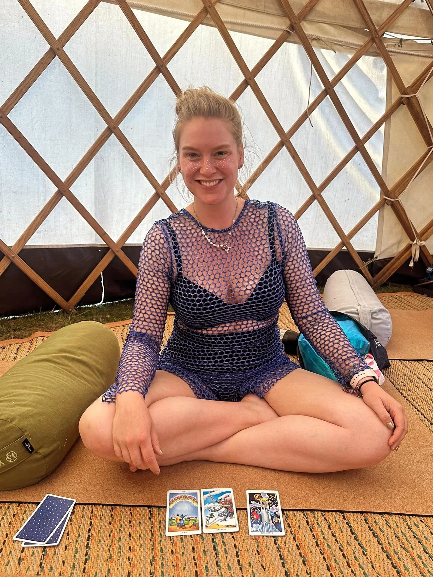 Found a moment of calm ✨ @wildernesshq for a Tarot workshop and reading 🙏 thanks @moon_and_mind_