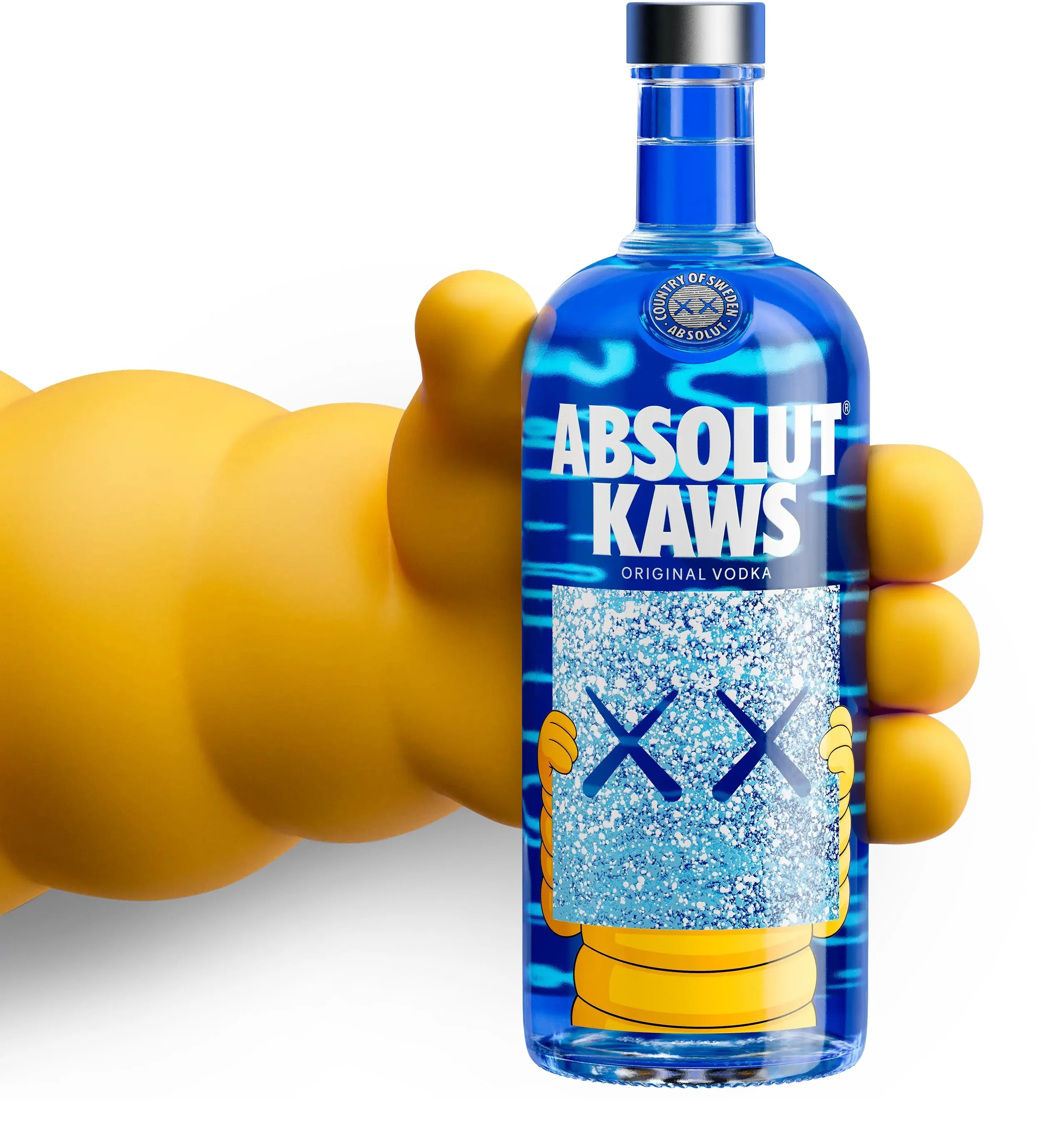 KAWS Absolut Vodka Bottle