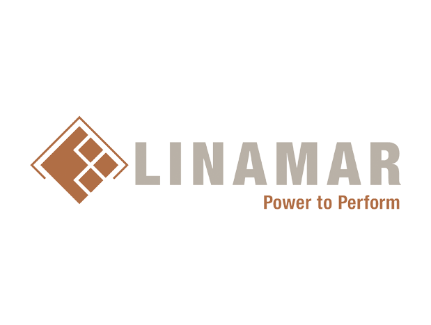 LINAMAR logo with the tagline "Power to Perform" on a white background.