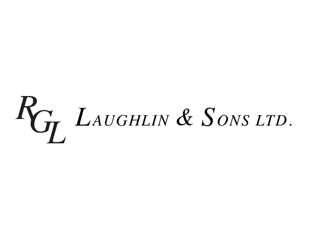 The corporate logo 'RGL Laughlin & Sons Ltd.' with stylized initials 'RGL' on the left and the full name on the right.