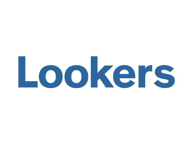 The word 'Lookers' in blue text on a white background.