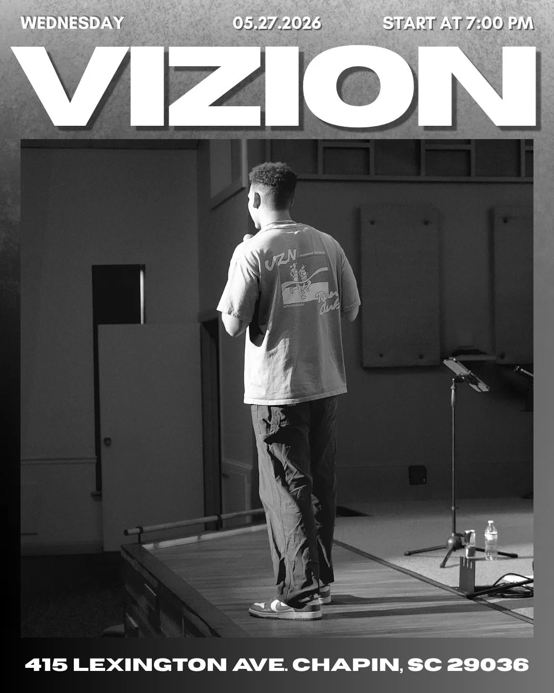 VIZION TOMORROW! 

Brock Reeves brings the word. Doors open at 6:45 and we will get started at 7. We cannot wait to see you guys!