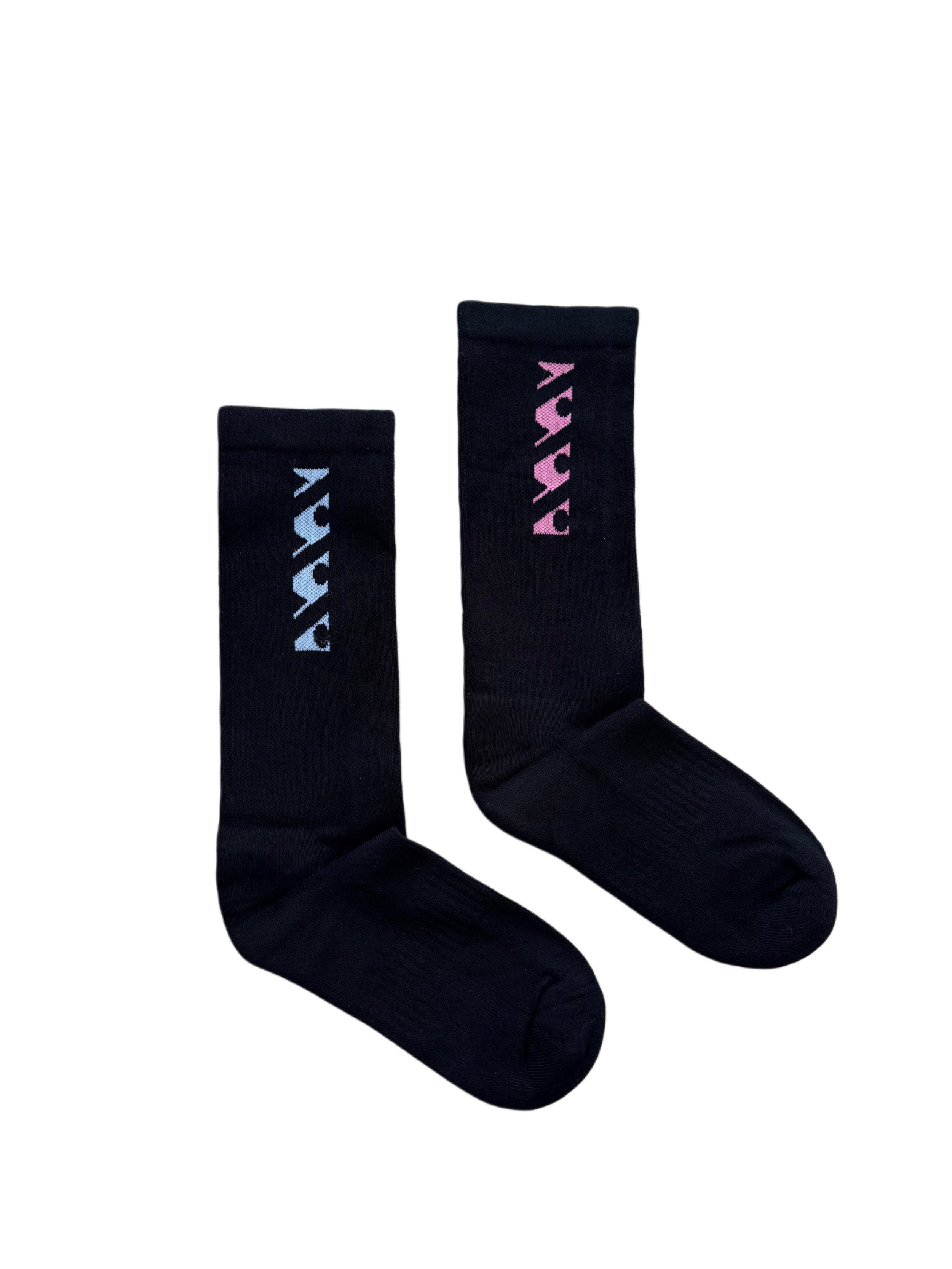 Infinity Socks Black (Double Pack)