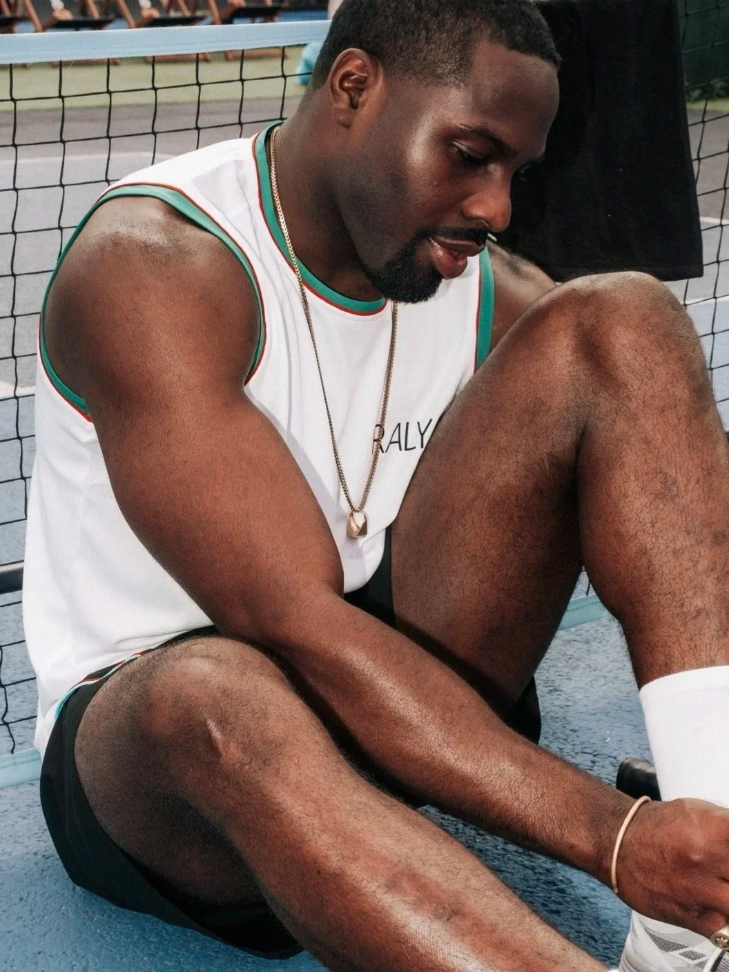 MEN’S RALY TANK (WHITE)