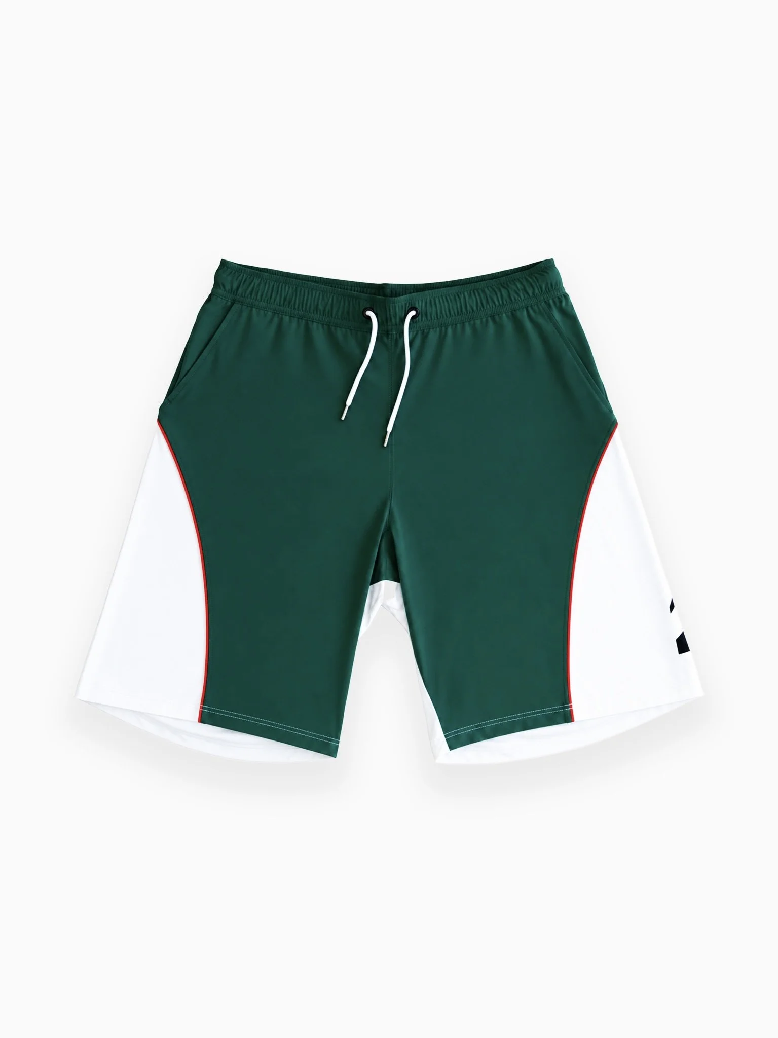 MEN’S BOARD SHORTS (GREEN/WHITE)