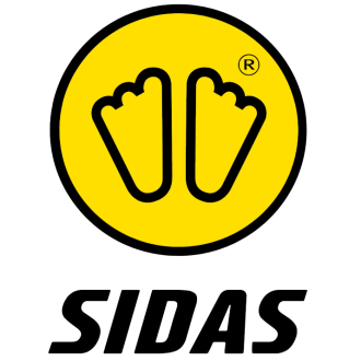 Logo jaune avec deux mains stylisées et le texte 'SIDAS' en dessous.