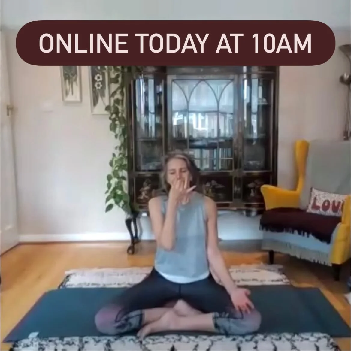 If you&rsquo;re short on time this weekend and can&rsquo;t make a studio session, why not join me online this morning instead? 

Every Saturday I teach a fabulous Empowering Yoga 60 minute class from my living room! 🤭. It&rsquo;s a perfect practice 