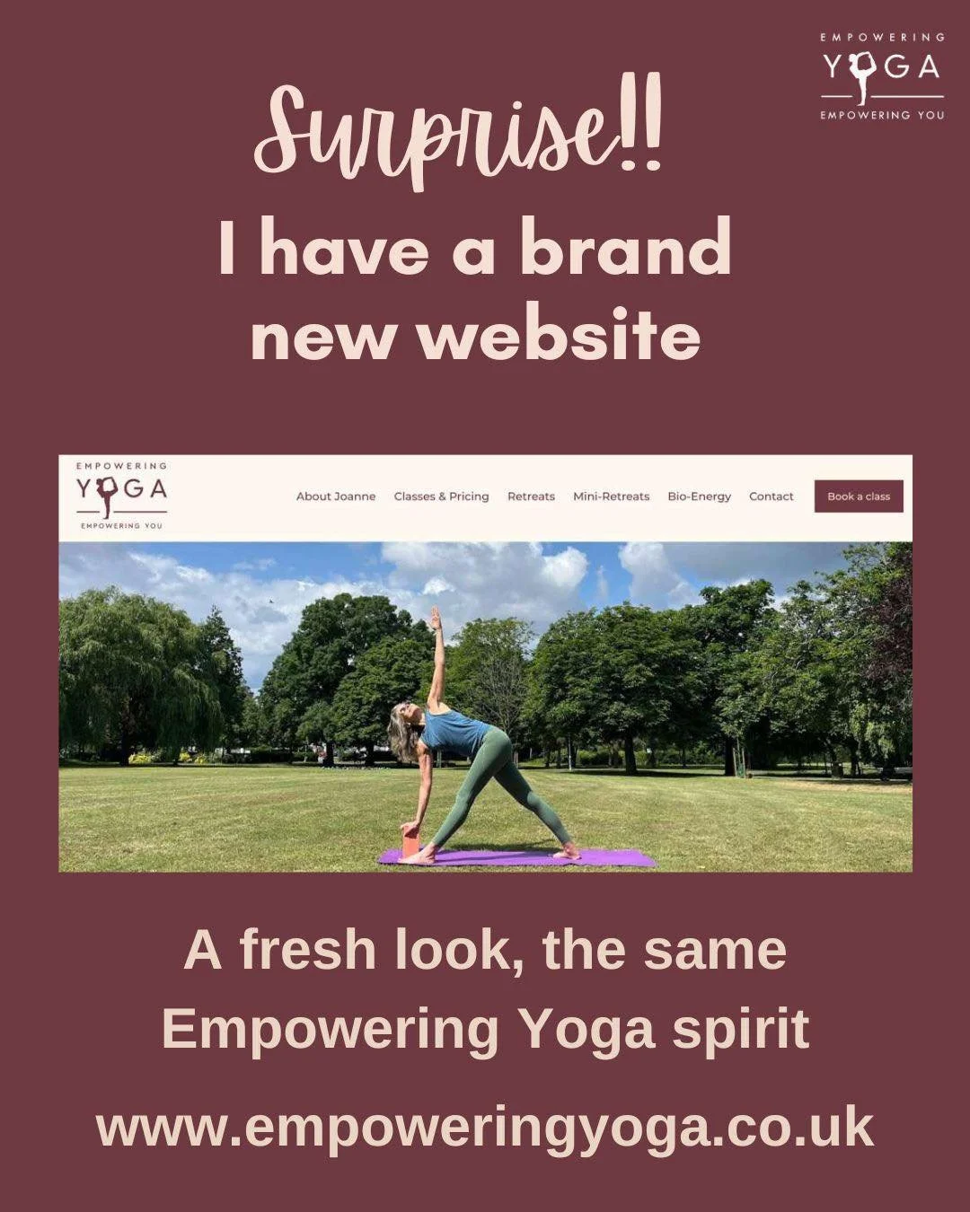 ✨ New Website + New Offer! ✨

After 15 years of teaching yoga, it felt like  time for a fresh new look &mdash; and I&rsquo;m so excited to share my brand new website with you!

To celebrate, I&rsquo;m offering something special for new students:

🧘&