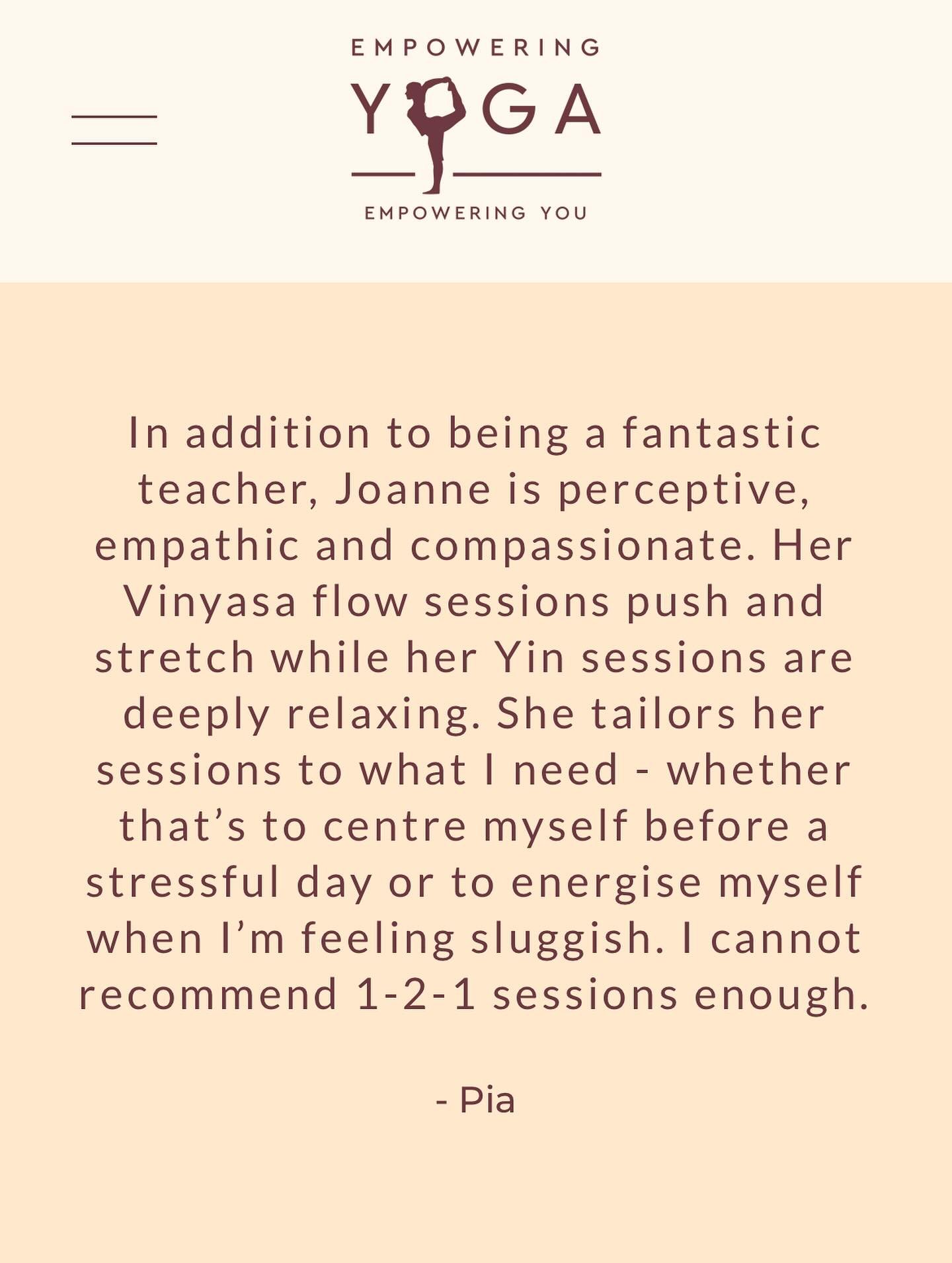 It&rsquo;s always heartwarming to receive words of gratitude from my students. I&rsquo;m not one to blow my own trumpet but I&rsquo;m proud of the difference that I make by sharing my experience and love for what I share. 

I&rsquo;m available for pr