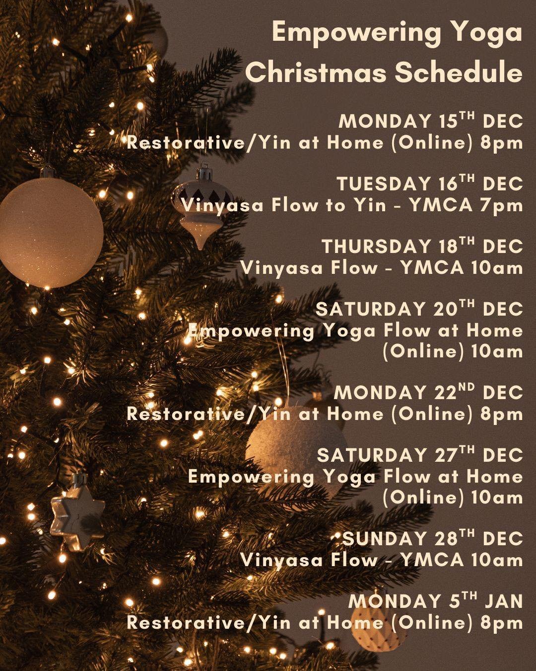 For those of you that need reminding - it&rsquo;s Saturday today! 

I&rsquo;m looking forward to rolling out my mat this morning. 

Let&rsquo;s regroup together ahead of New Year!! 🥰