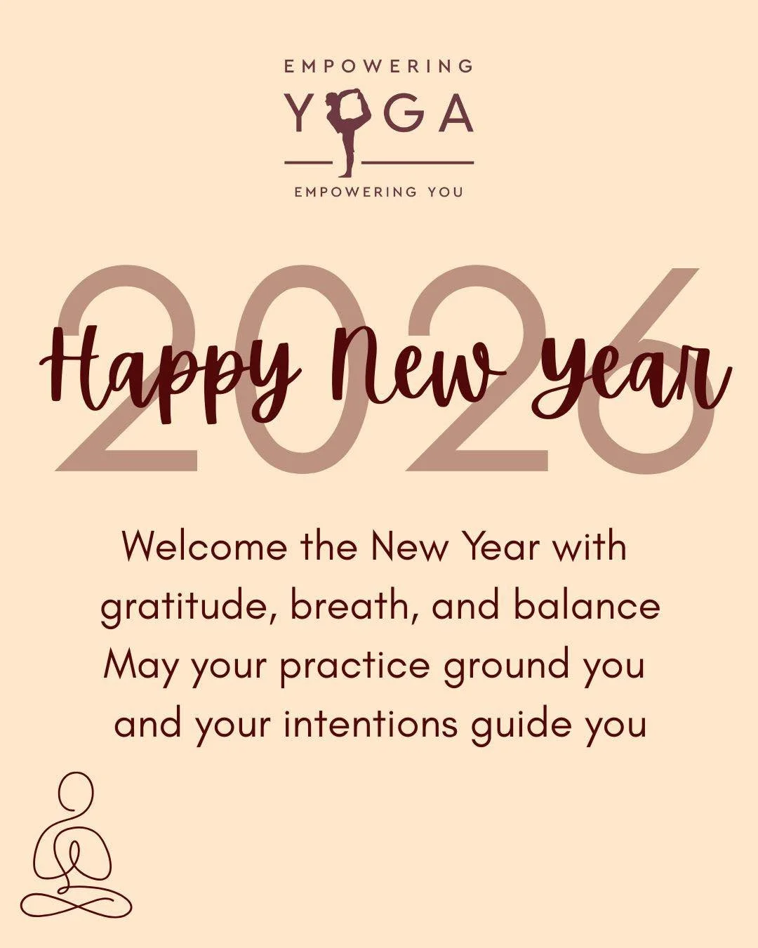 Happy Nee Year Empowering Yogis ✨