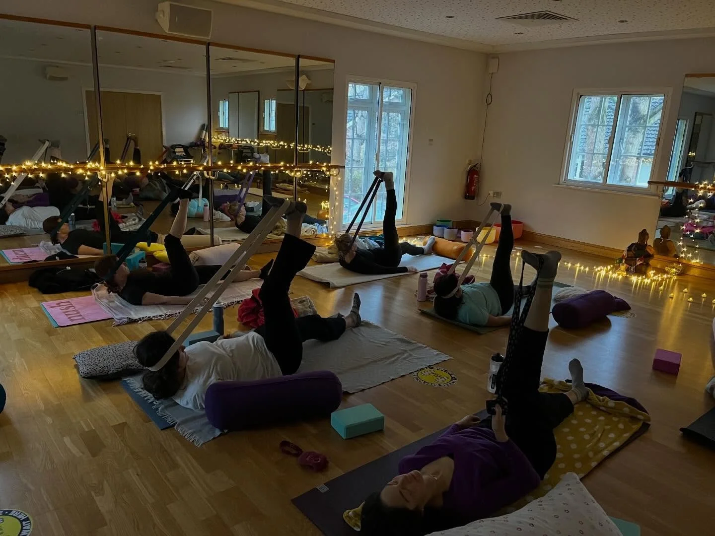 What a gorgeous way to spend Sunday afternoon&hellip;&hellip;.. guiding my students to lean in to the present moment and appreciate the magic to be found. Our minds are too often in the past and or the future, that the beauty of the here and now gets