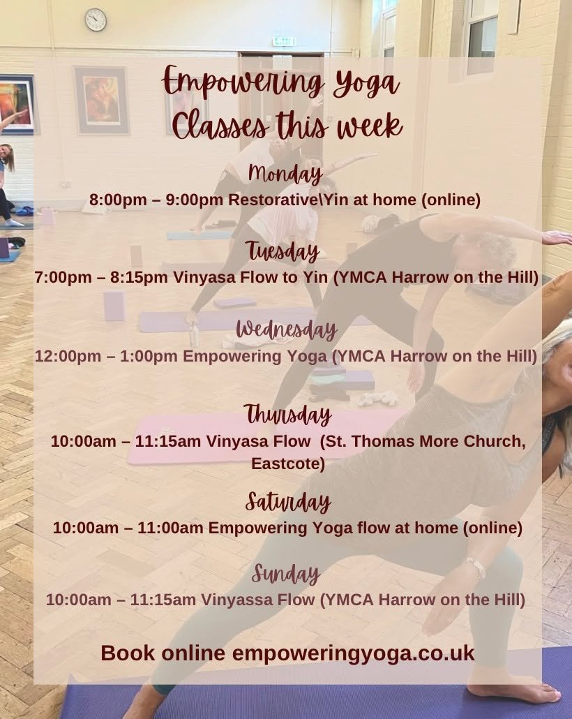 Here is your weekly class reminder Empowering Yogis 🙏

Who'll be joining me online this evening at 8pm where our practice slows right down with Yin &amp; restorative poses to calm the body and mind after a busy Monday? 

#empoweringyogaempoweringyou