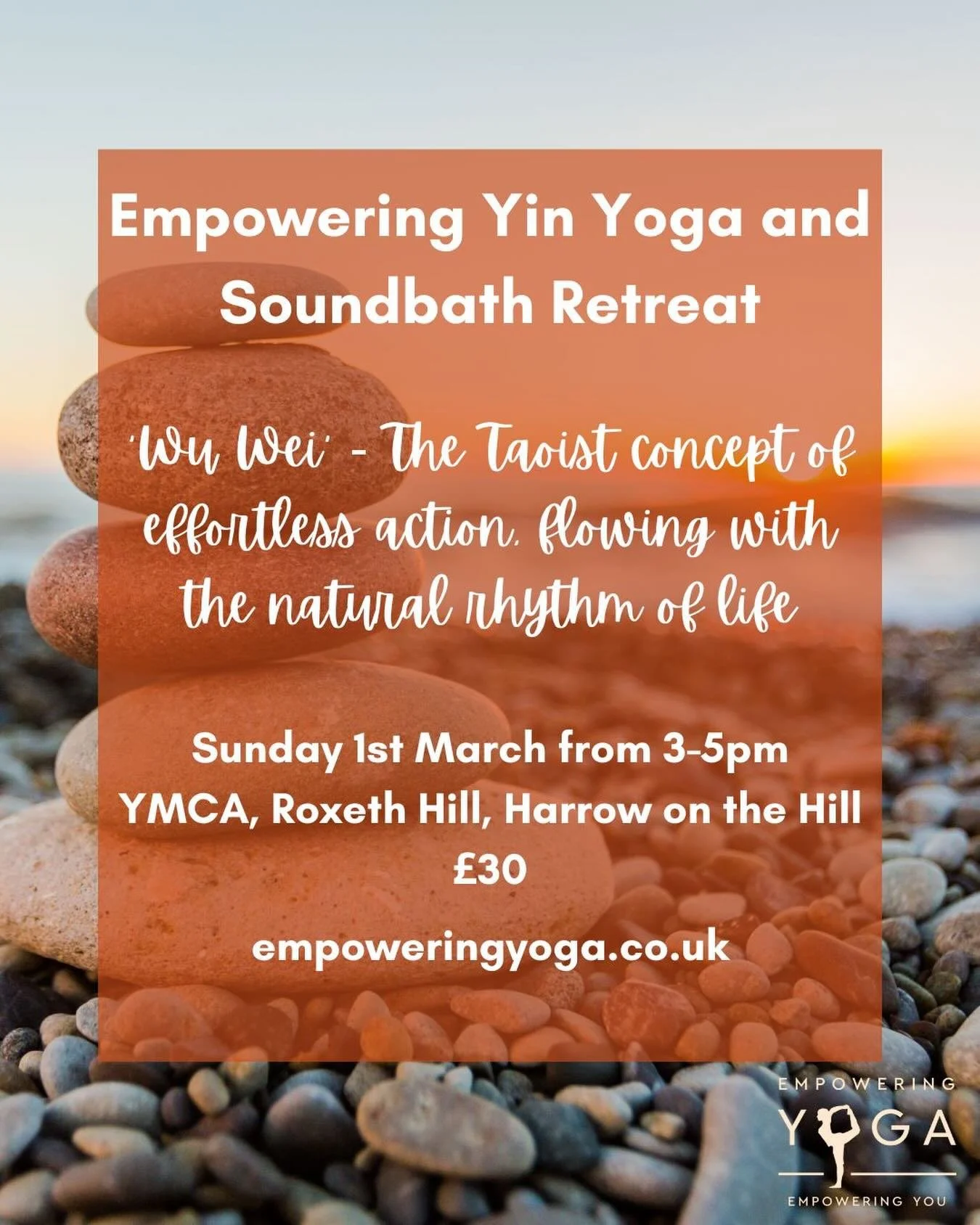 Wu wei - the Taoist concept, teaches us that true strength lies not in control but in trust. Guiding us to act in alignment with the Tao, the way of the universe.

Our next retreat offers you space to quieten the mind and welcome presence back throug