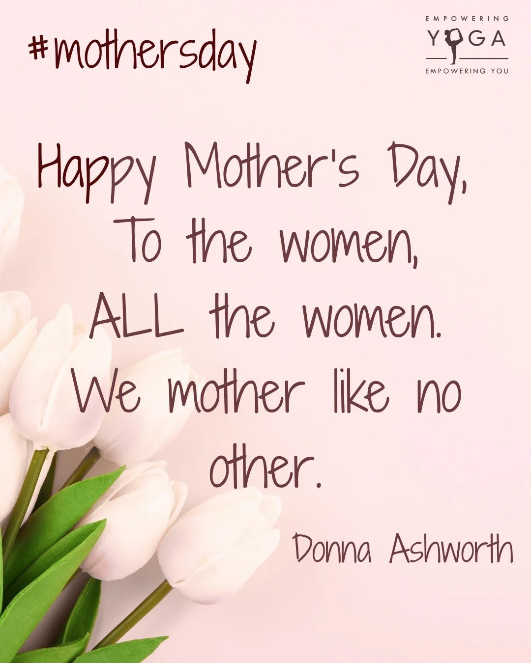To the women.

Because all women have mothered someone at some point in their life, 
it&rsquo;s just what we do.
We care, we nurture, we mother.

For the mothers who are knee deep in family life, this is your day to feel like a queen, please do. It&r