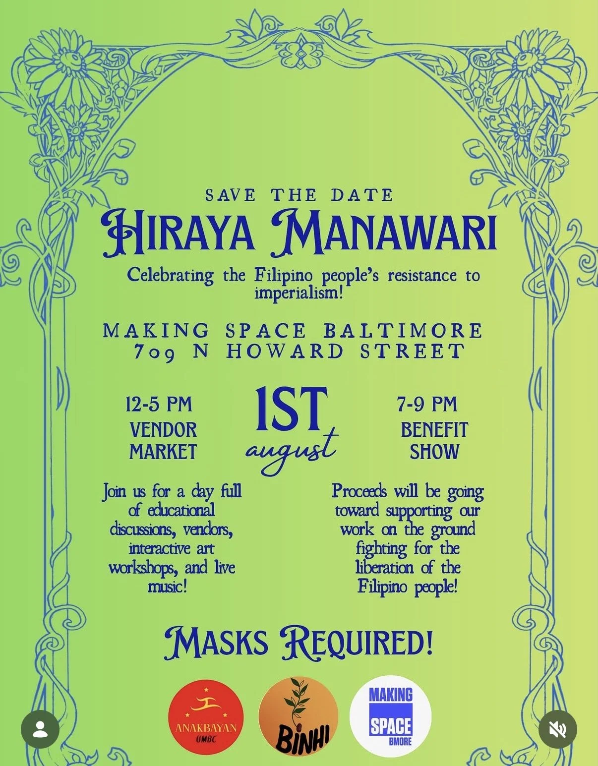 Hiraya Manawari: Vendor Market + Benefit Show