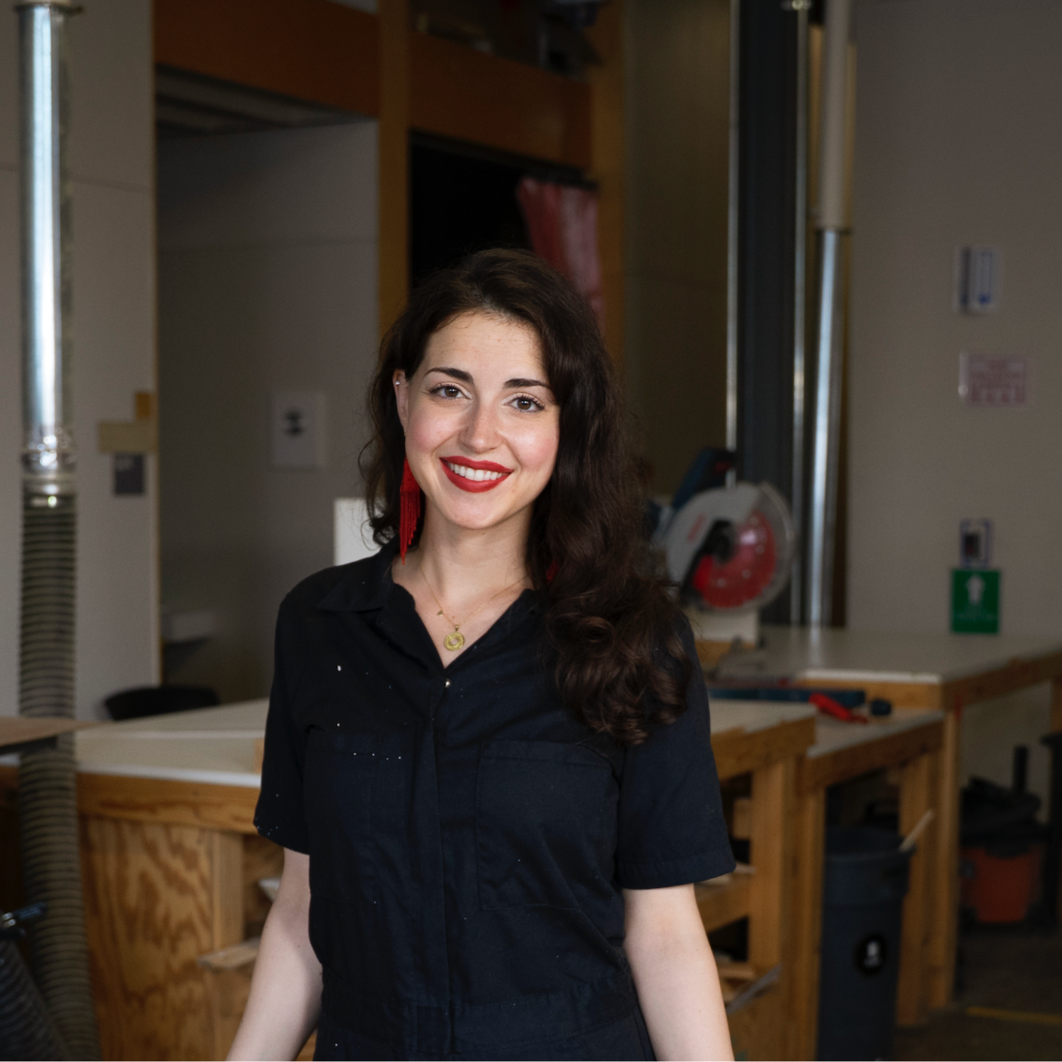 Headshot of artist Hannah Atallah