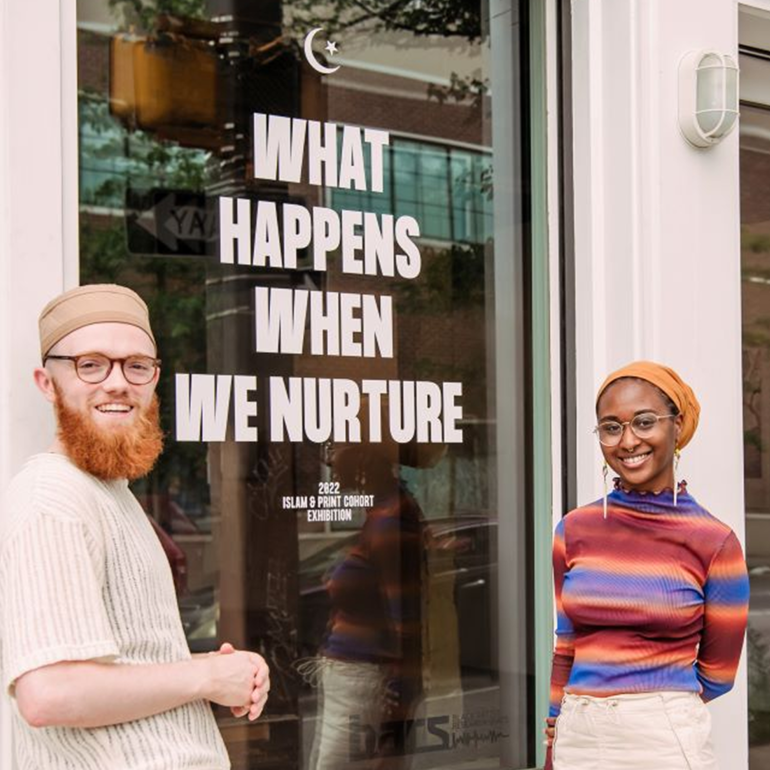 Headshot of Islam and Print Co-founders Dan Flounders and Safiyah Cheatam
