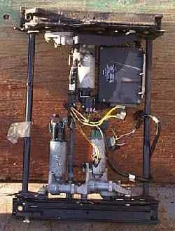SAAB 9000 (1991) front power seat adjusting assembly