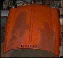 Triumph Spitfire MK III, bonnet