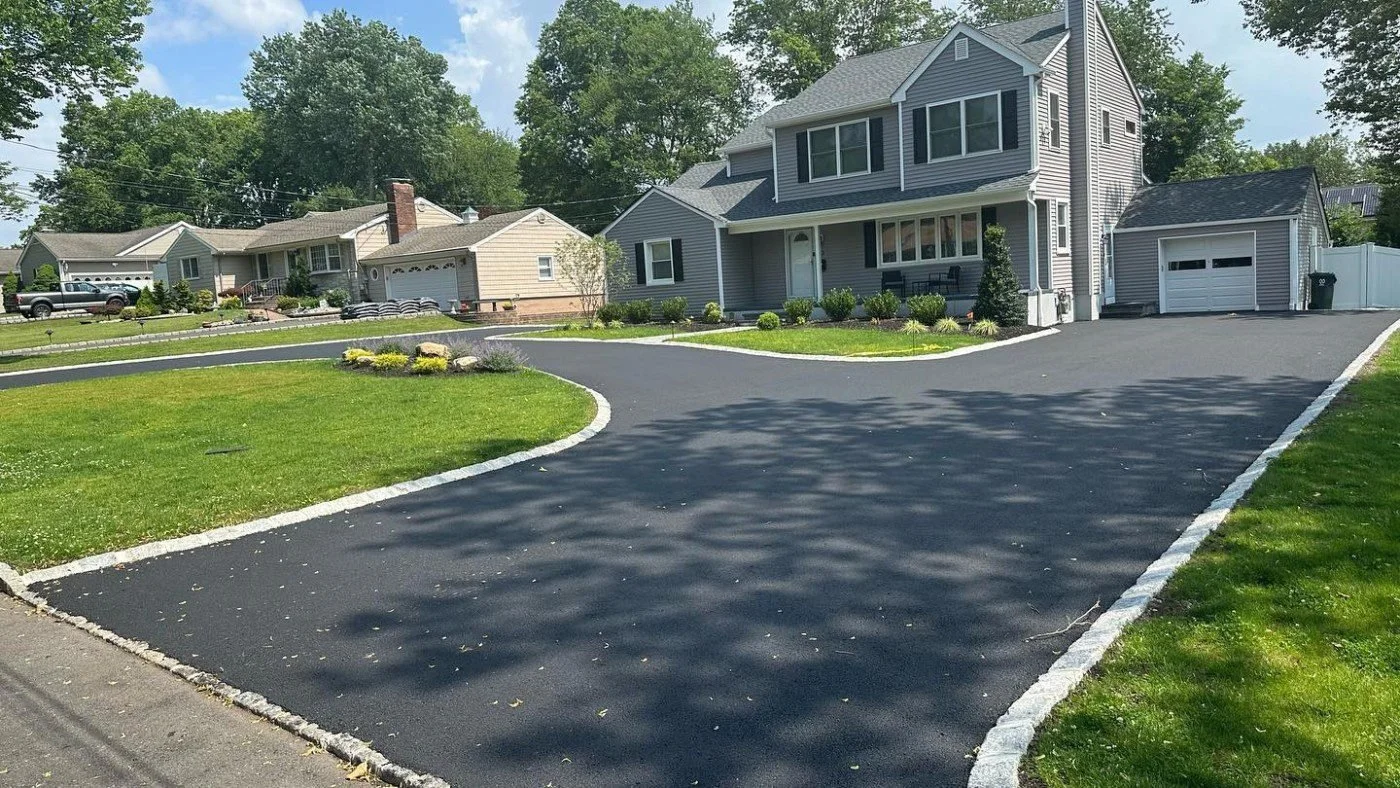 new asphalt driveway for home in clark new jersey