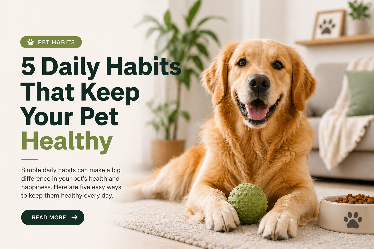 Daily Habits That Keep Your Pet Healthy