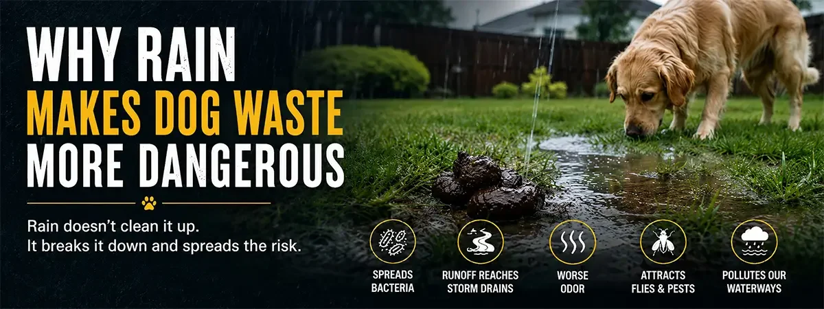 Why Rain Makes Dog Waste More Dangerous
