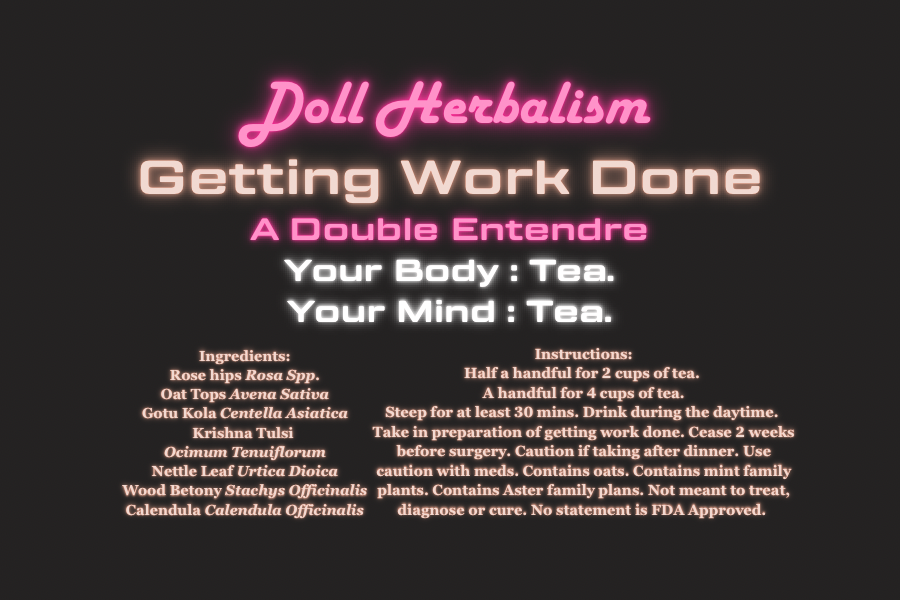 Getting Work Done 2.5 oz Tea