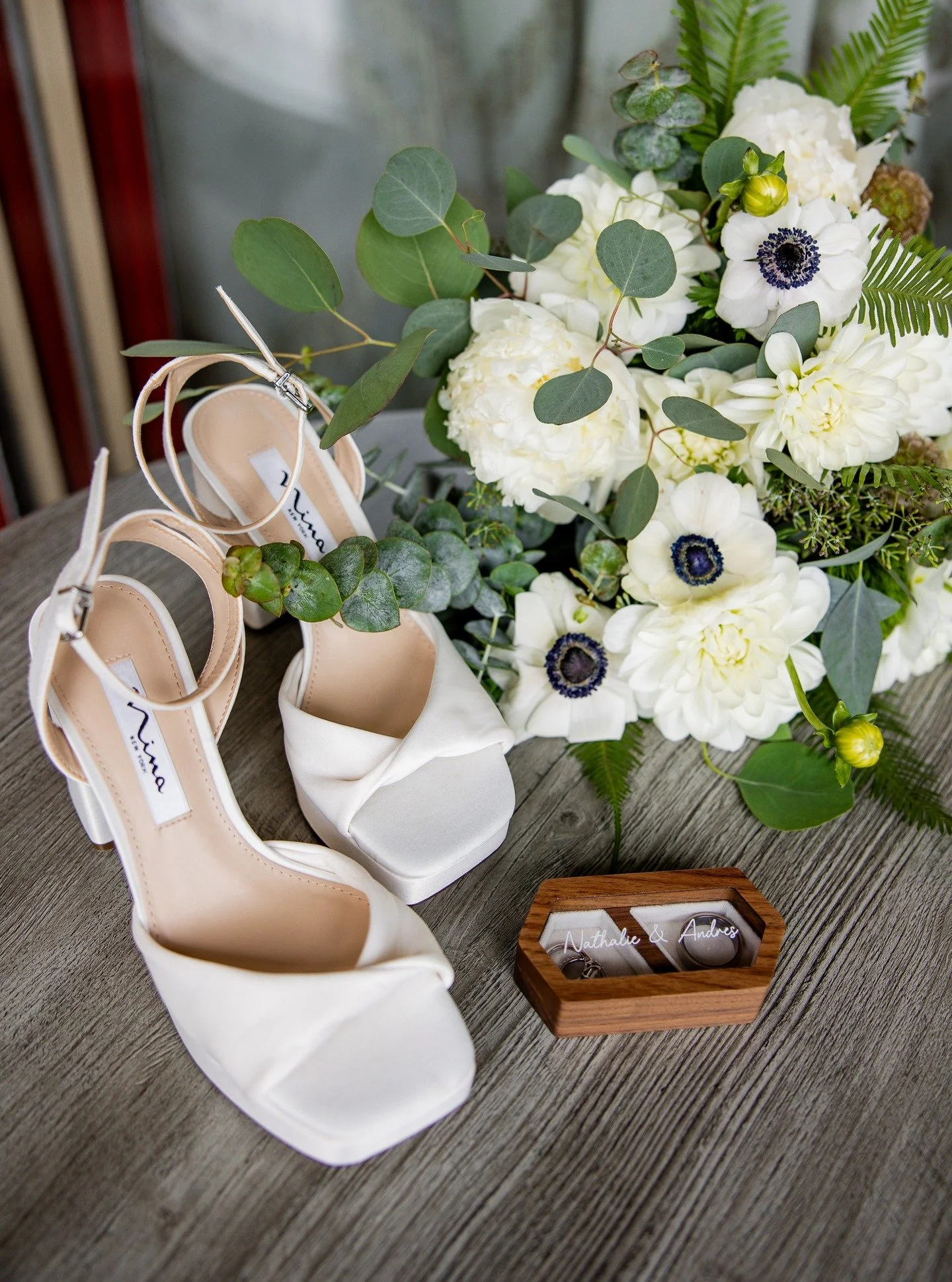 Classic white and sage