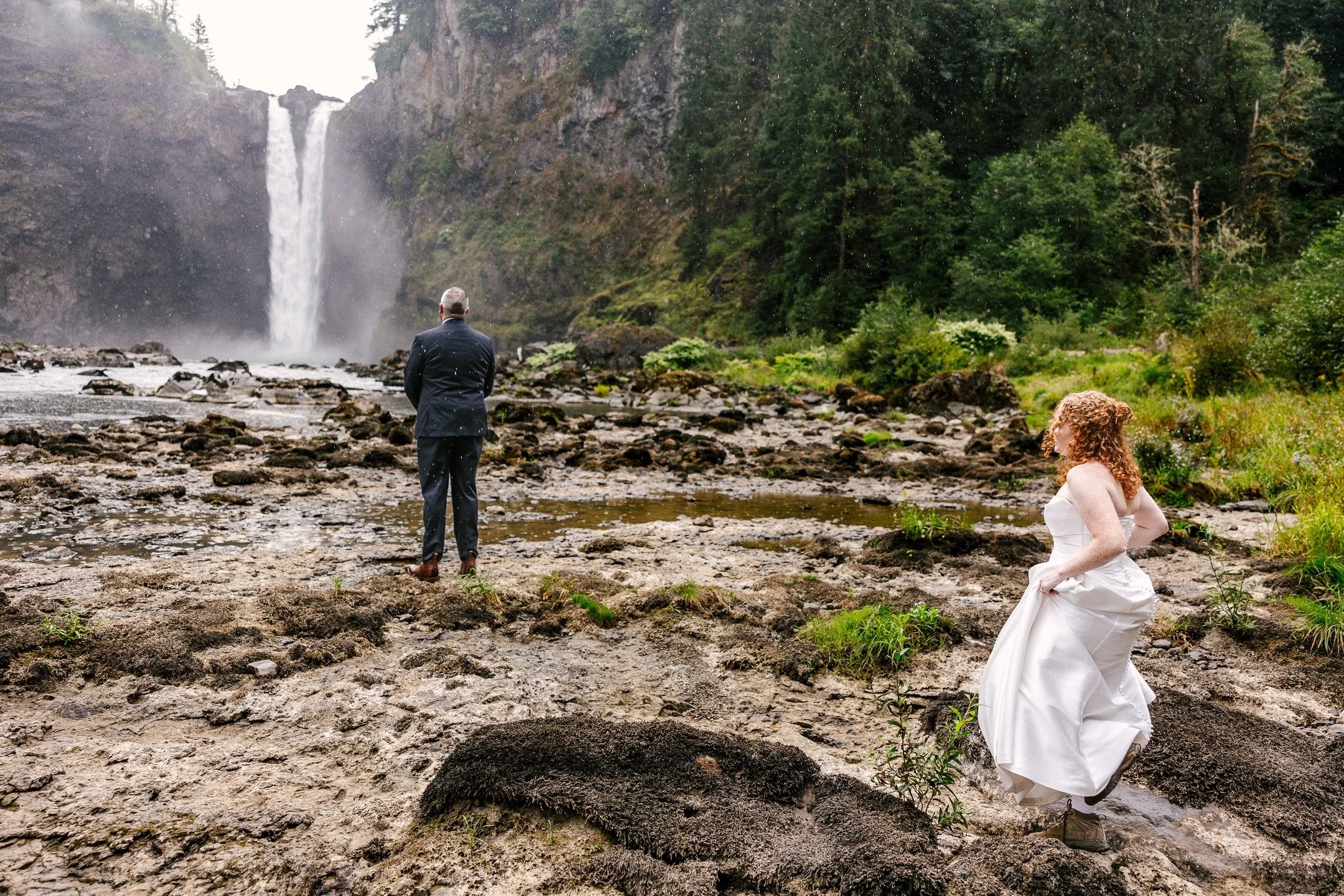 Just on your way to surprise the love of your life at the bottom of a waterfall