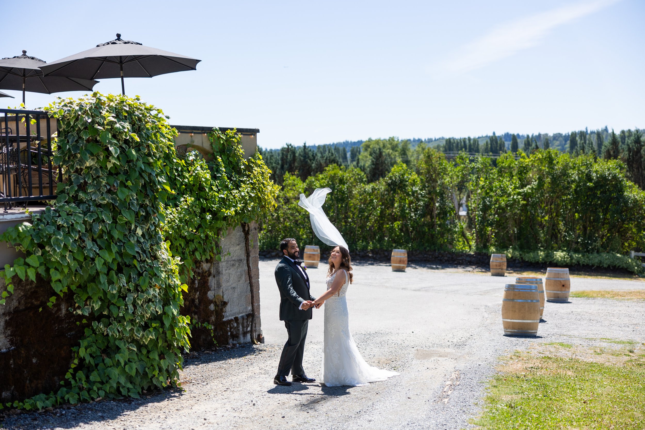 vancouver bc winery wedding photography by west coast weddings