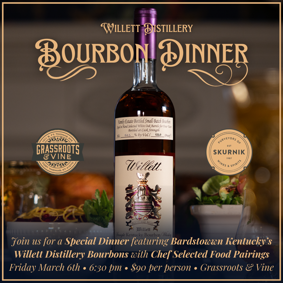 Willett Distillery Bourbon Dinner