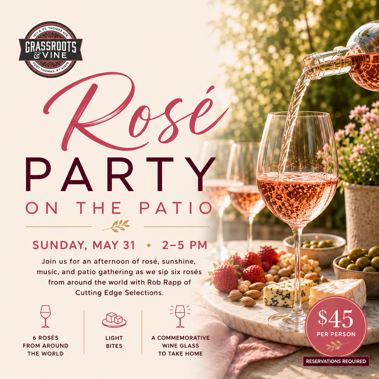 Rosé Party on the Patio