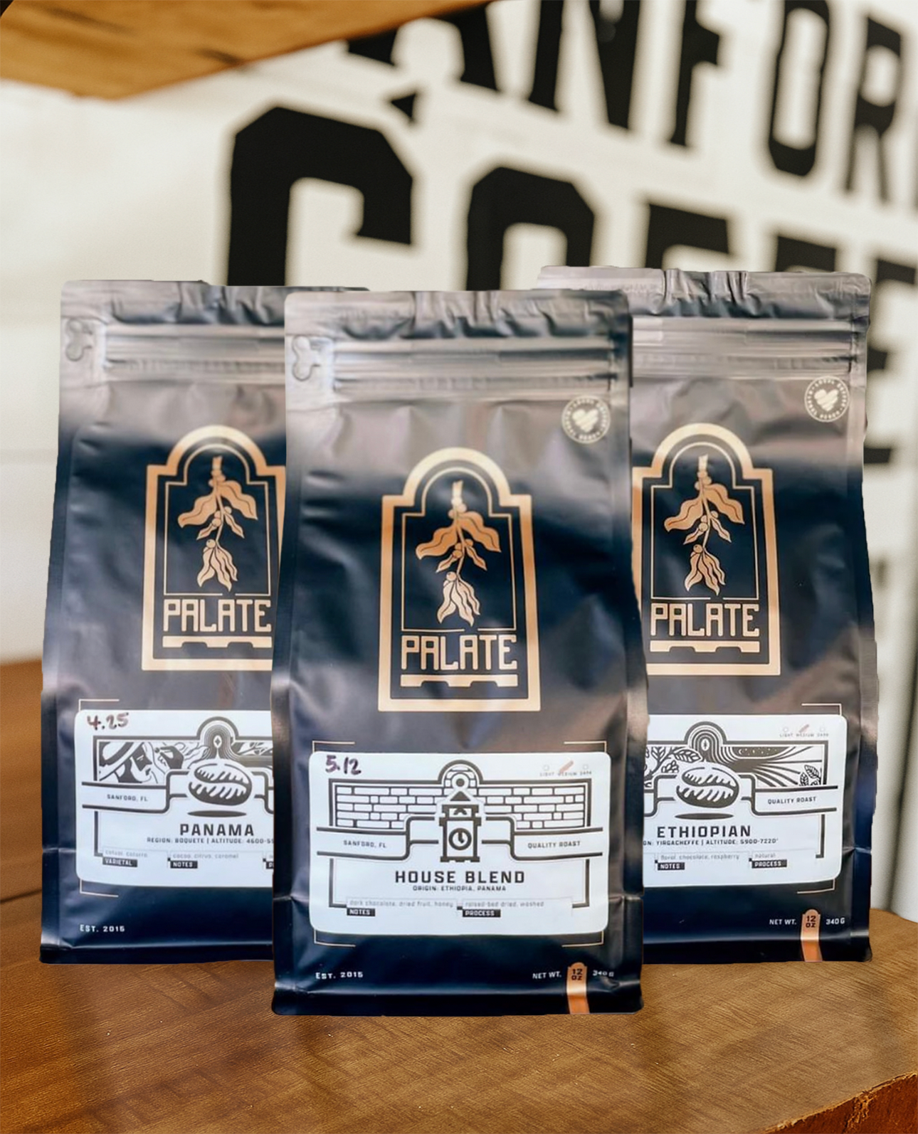 Combo Pack (1 12oz Bag of Each Roast)