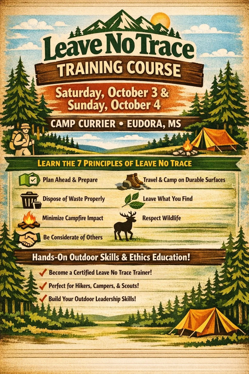 Leave No Trace Level 1 Training