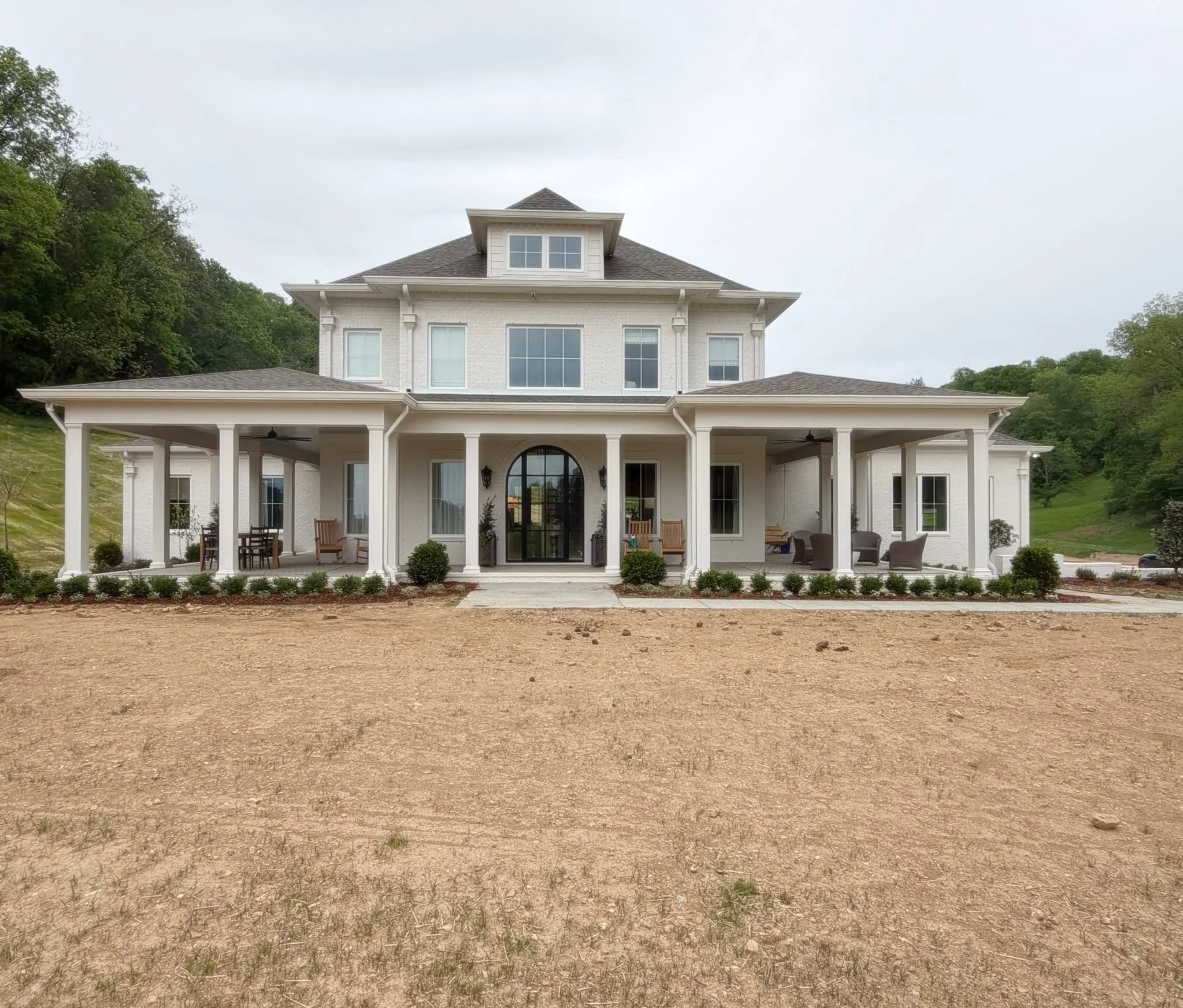From sketch, to almost complete! This house is one that will take your breath away as you drive up. A modernized but still classic Louisiana antebellum home. Cannot wait to have this one photographed in a few months to share! 
.
.
#makemyheartsingpro