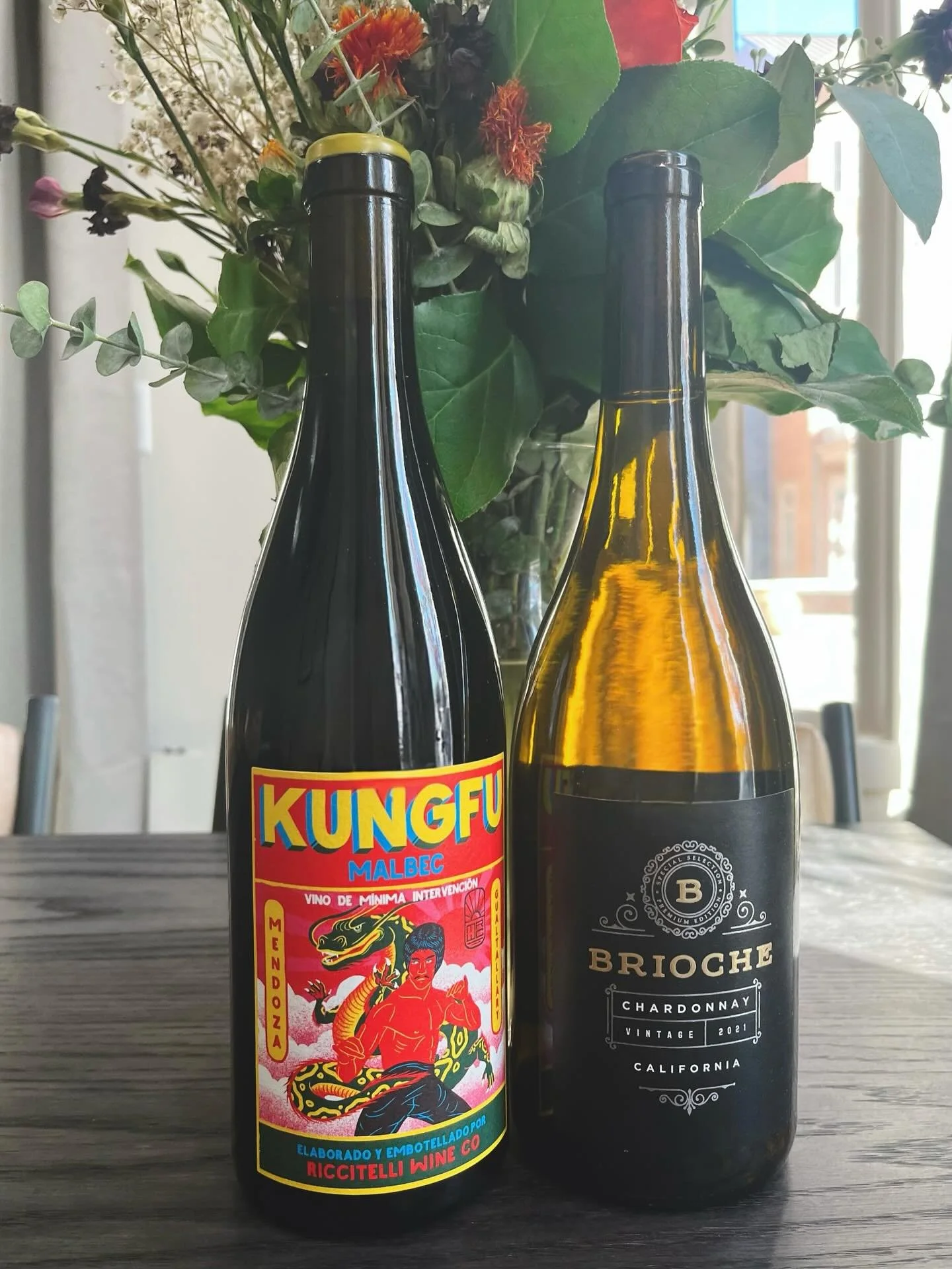 NEW to the shop AND a restock item!

NEW IN: Brioche Chardonnay! Rich, Round, and buttery with beautiful texture &ndash; and the best part? It&rsquo;s under $20!

RESTOCK! &lsquo;Kung Fu&rsquo; Malbec from Riccitelli Wine Co &ndash; all hand-harveste
