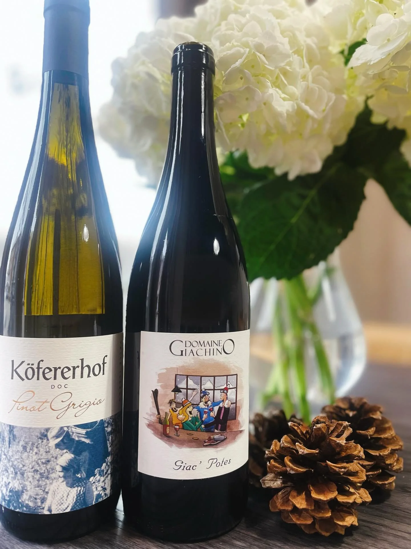 We&rsquo;re showcasing some Alpine wine for this week&rsquo;s featured selections &ndash; 

K&ouml;fererhof Pinot Grigio - this is NOT your standard Pinot Grigio. From some of Italy&rsquo;s highest-elevation vineyards, this Pinot Grigio is soft-textu