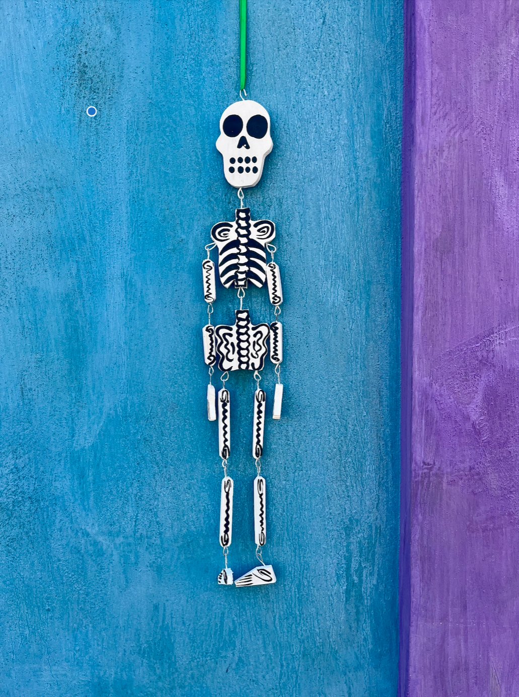 Mexican Wooden Skeleton