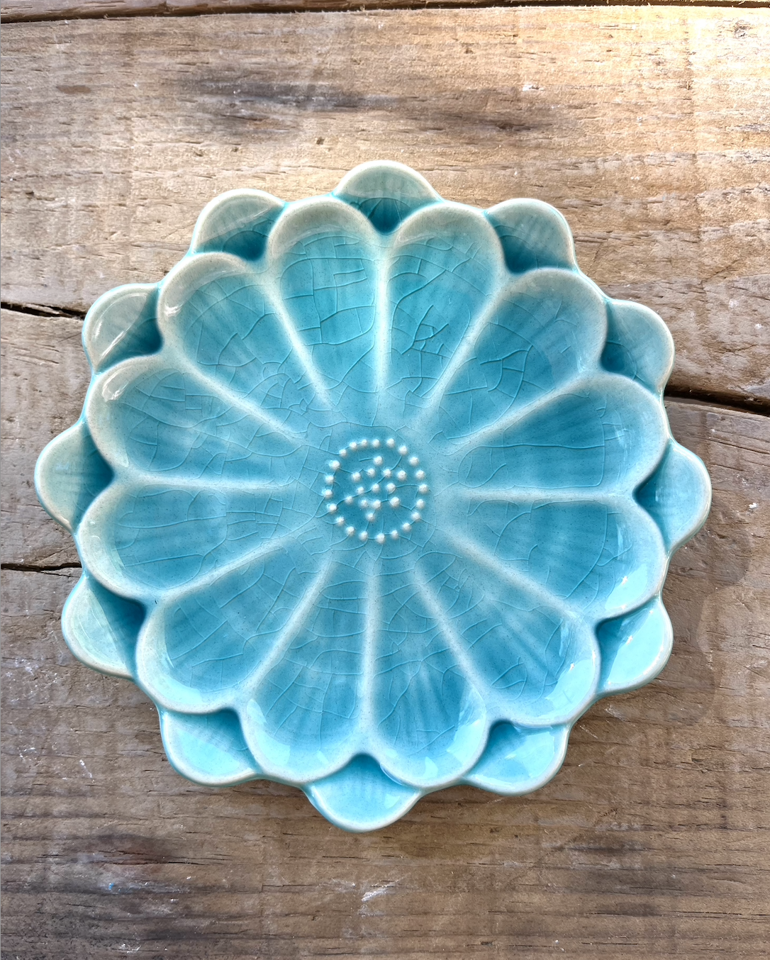 Coupelle Turquoise Flower | Dalhia