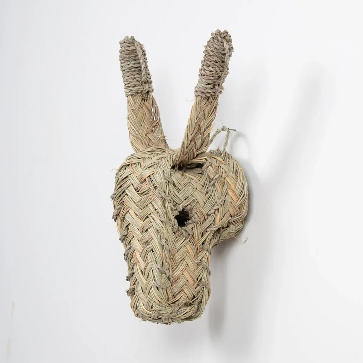 Mini Woven Animal Head | Donkey
