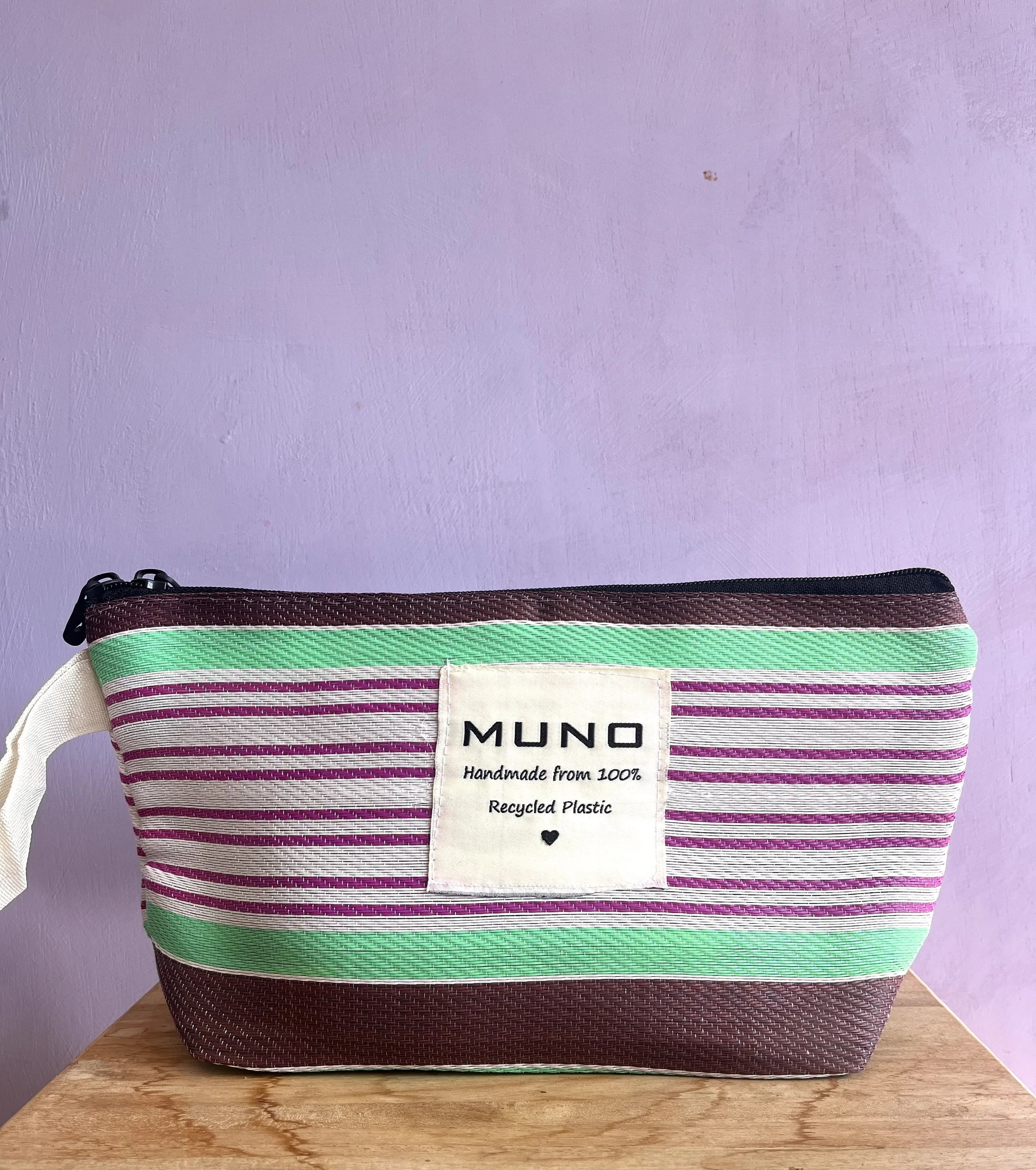 Handmade Recycled Nylon Pouch