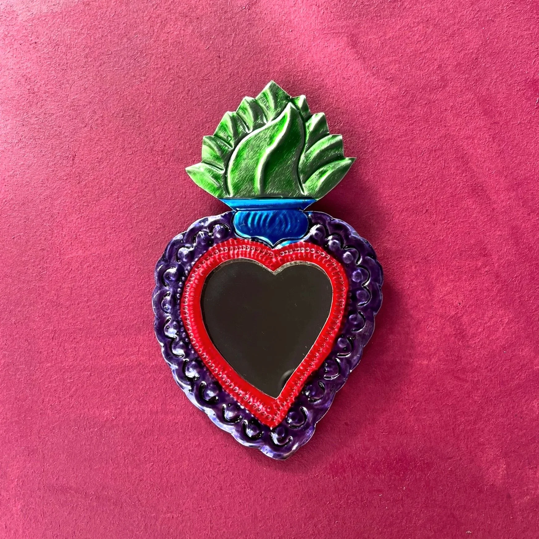 Heart Milagro with Mirror