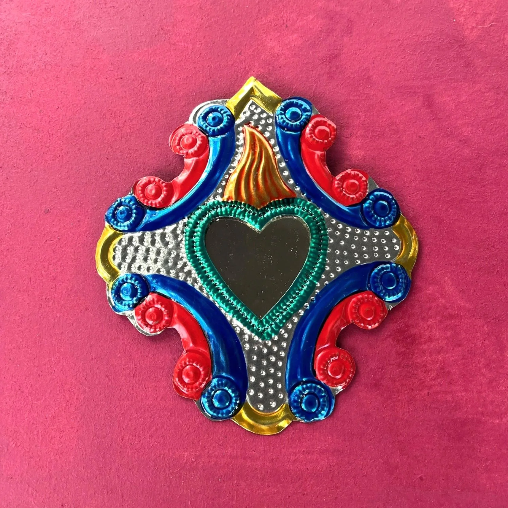 Heart Milagro with Mirror