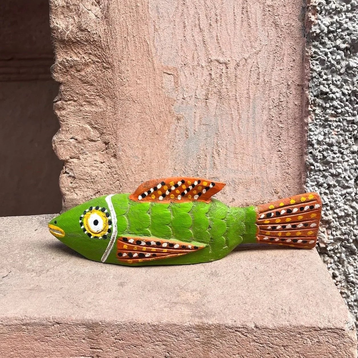 Hand-Carved Wooden Fish